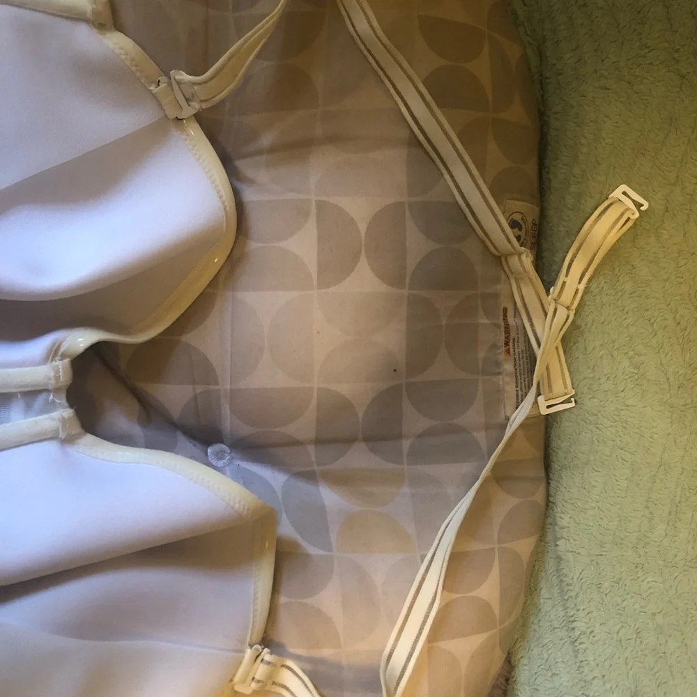 Liz Claiborne Sexxxy Y2K White 5-Way Convertible Bra Detachable Straps 🥰 34H - Picture 6 of 14